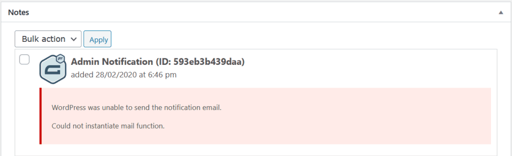 Unable to instantiate mail function